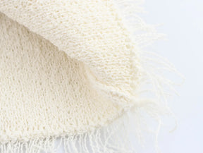 Conjunto Tricô Blusa Manga Curta e Saia Curta Modern Safira