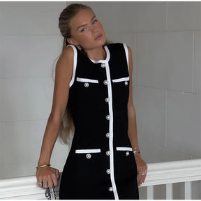 Vestido Curto com Botões Modern Eliza