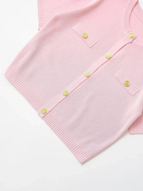 Conjunto Blusa com Botões e Saia Curta Modern Selene