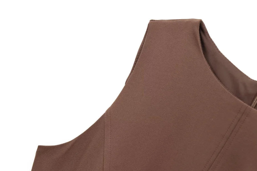 Vestido Curto Barra Plissada Modern Amara