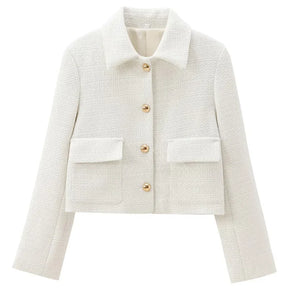 Conjunto Casaco com Botões e Saia Curta Modern Margô