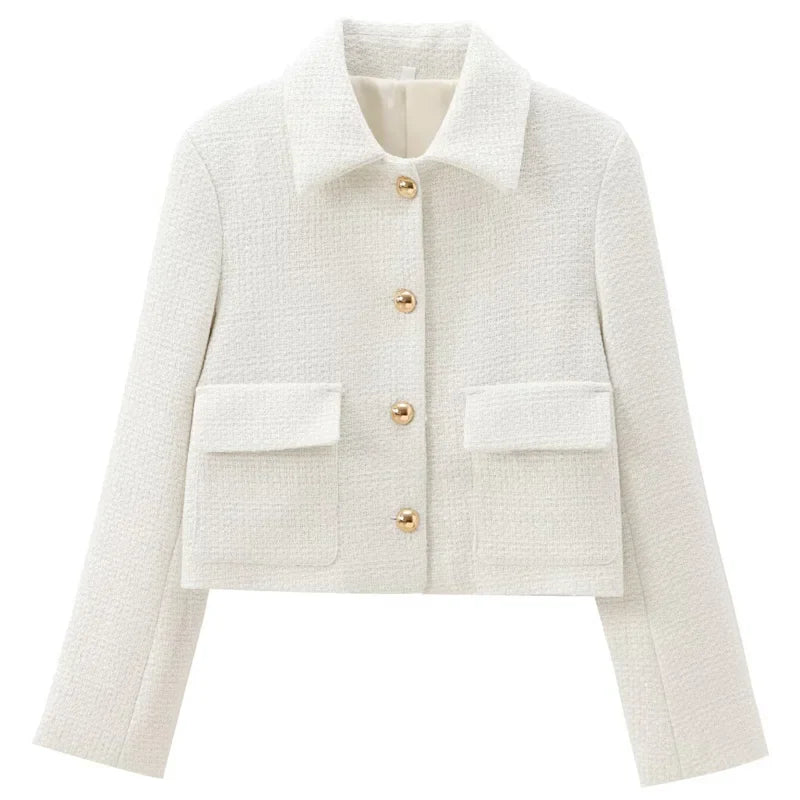 Conjunto Casaco com Botões e Saia Curta Modern Margô