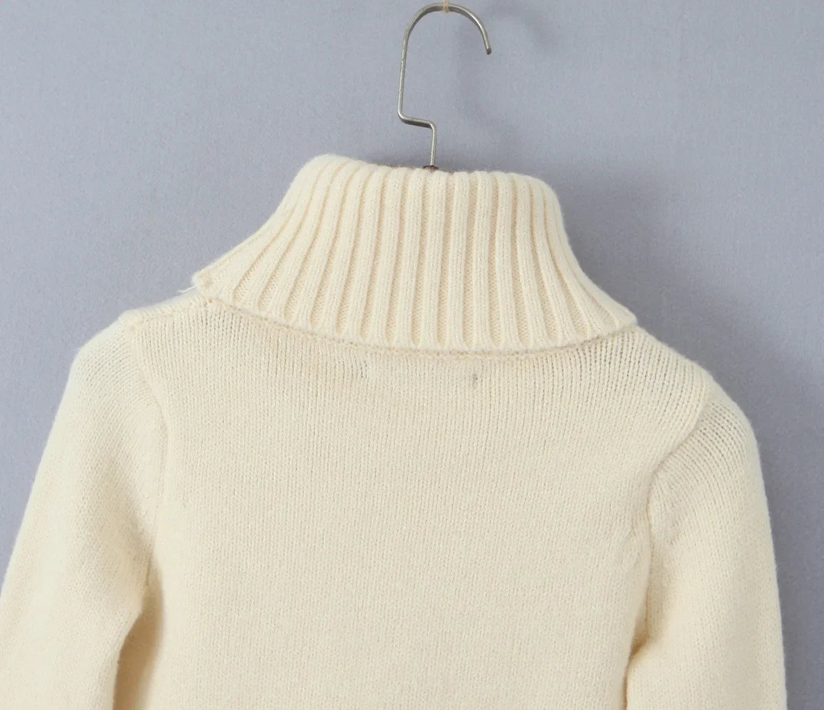 Conjunto Tricô Blusa Manga Comprida e Mini Saia Modern Violet