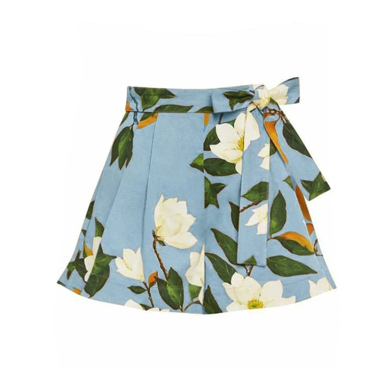 Conjunto Maiô e Saia Floral Modern Nalu