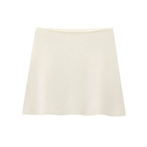 Conjunto Casaco Manga Bufante e Saia Curta Modern Mabel