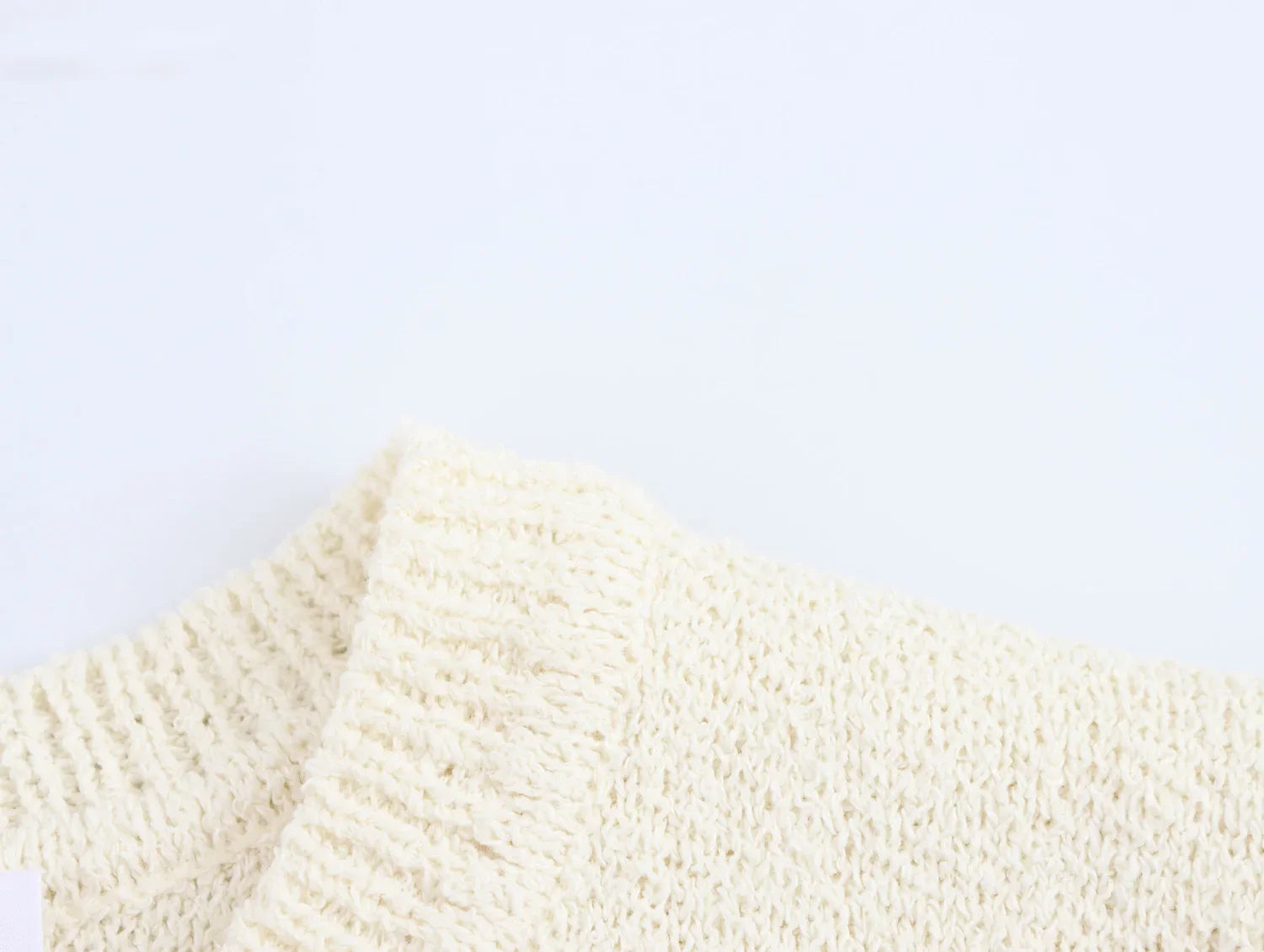 Conjunto Tricô Blusa Manga Curta e Saia Curta Modern Safira