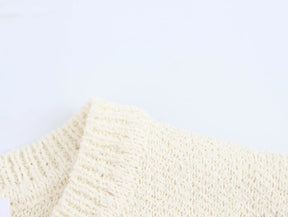 Conjunto Tricô Blusa Manga Curta e Saia Curta Modern Safira