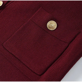 Conjunto Cardigan e Saia Plissada Modern Alessia