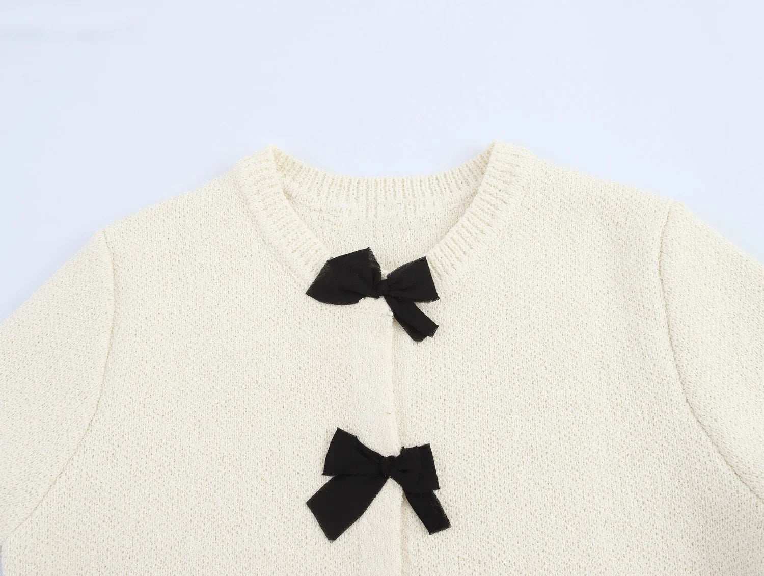 Conjunto Tricô Blusa Manga Curta e Saia Curta Modern Safira