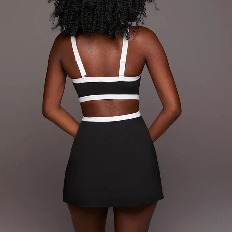 Vestido Esportivo com Shorts Modern Aline