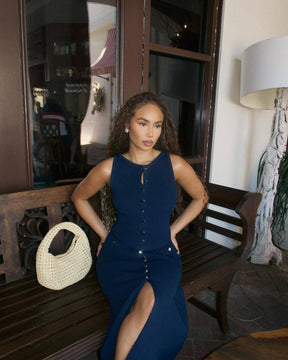 Vestido Midi Tricô Modal Alta Elasticidade Modern Jayne