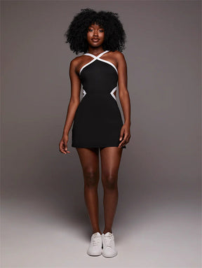 Vestido Esportivo com Shorts Modern Aline