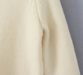 Conjunto Tricô Blusa Manga Comprida e Mini Saia Modern Violet