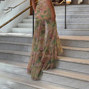 Vestido Longo Floral Modern Jullye