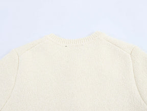 Conjunto Tricô Blusa Manga Curta e Saia Curta Modern Safira