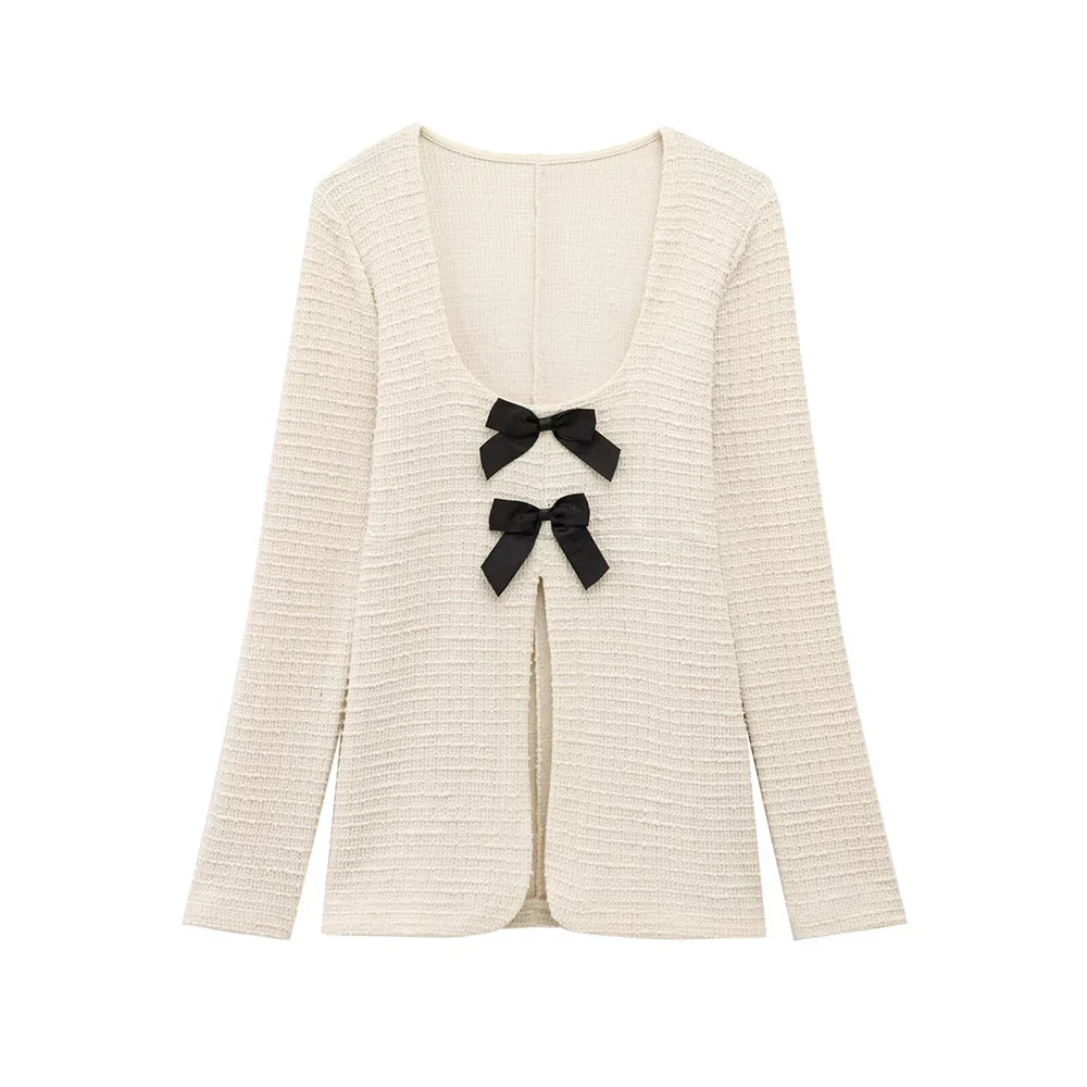 Conjunto Calça e Blusa Manga Comprida com Laços Modern Violette