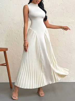 Vestido Midi Regata Plissado Modern Auren