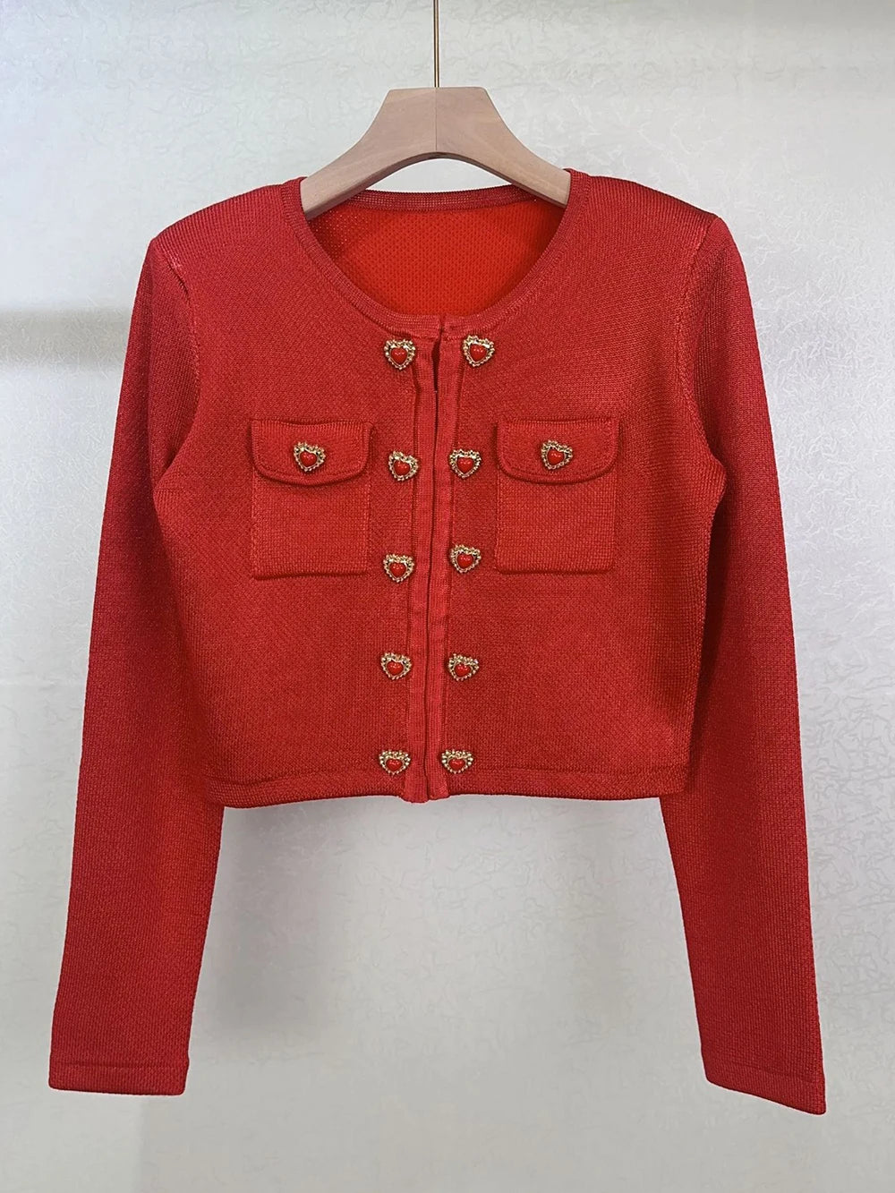 Conjunto Tricô Cardigan e Saia Plissada Modern Madison