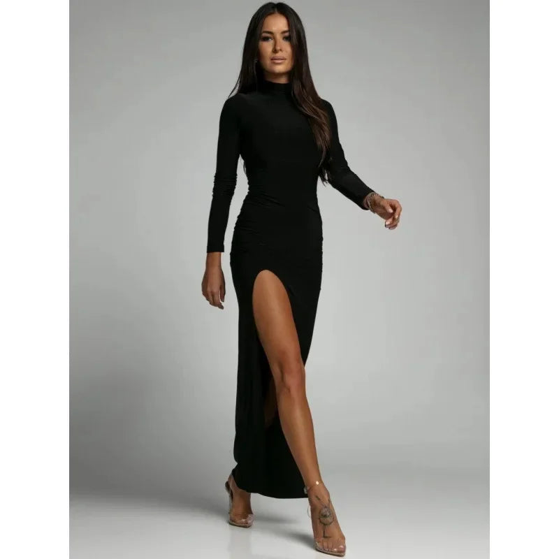 Vestido Longo com Fenda Modern Demi - OUTONO/INVERNO