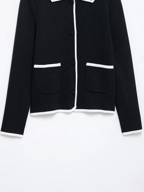 Conjunto Casaco Cardigan e Saia Curta Modern Louise