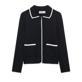 Conjunto Casaco Cardigan e Saia Curta Modern Louise