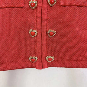 Conjunto Tricô Cardigan e Saia Plissada Modern Madison