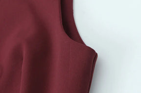 Vestido Curto Godê Barra Plissada Modern Sienna