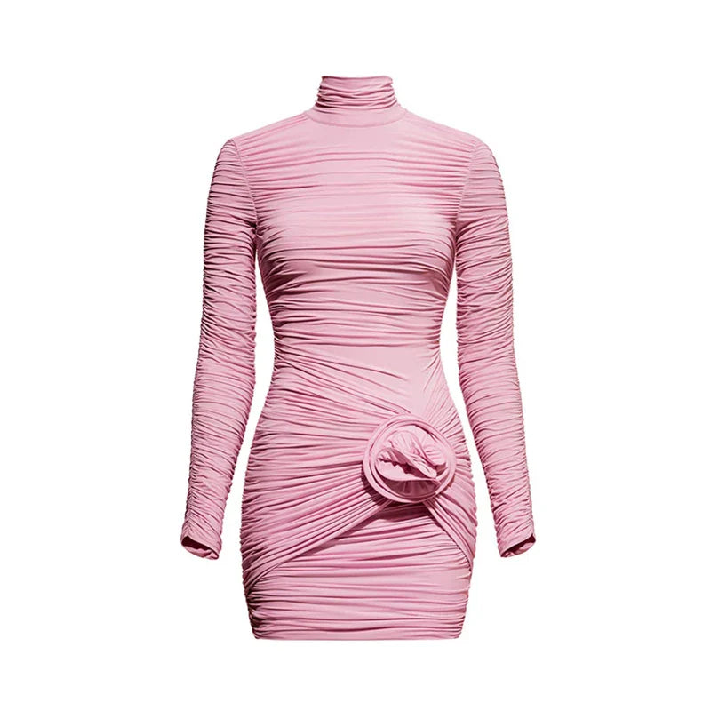 Vestido Manga Longa Curto Modern Ella