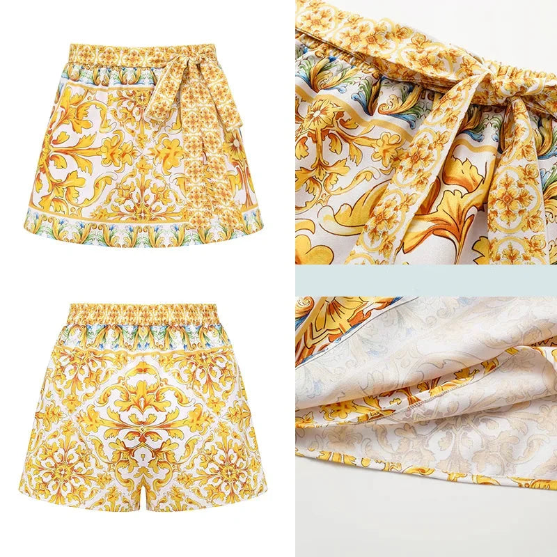 Conjunto Maiô e Short Saia Curto Modern Callie