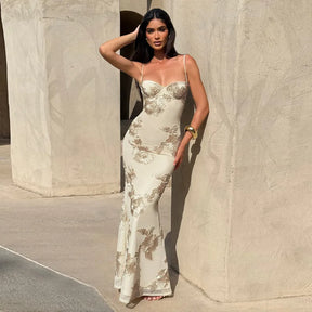 Vestido Longo Decote nas Costas Modern Dara