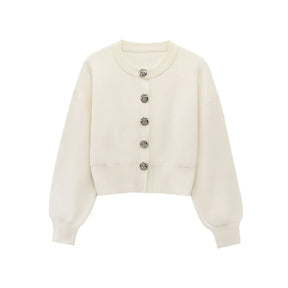 Conjunto Casaco Manga Bufante e Saia Curta Modern Mabel