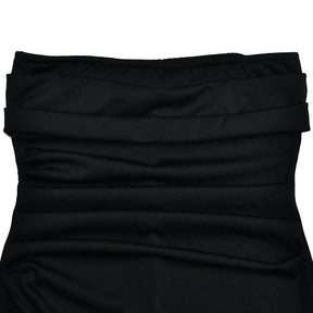 Vestido Longo Sem Alças com Fenda Modern Elizabeth