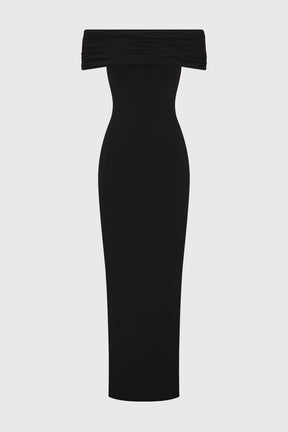 Vestido Longo Ombro a Ombro Costas Aberta Modern Luiza