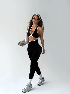 Conjunto Esportivo Calça Legging e Top Modern Poliana
