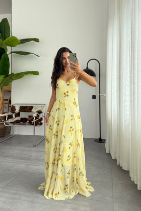 Vestido Longo Floral Delicado Modern Lauren