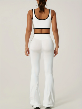 Conjunto Esportivo Top e Calça Flare Modern Maísa