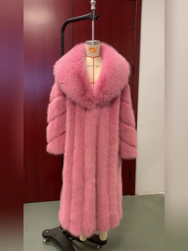 Casaco Longo de Pelo Modern Kizara