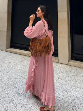 Vestido Feminino Longo Boho Modern Letícia