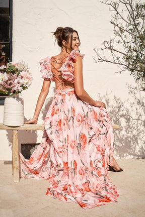 Vestido Longo Floral Modern Lumara