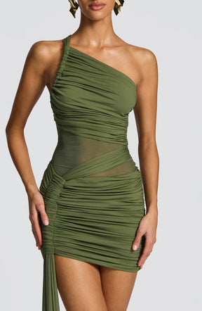 Vestido Curto Assimétrico Modern Azurae