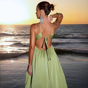 Vestido Longo Decote nas Costas Modern Louren