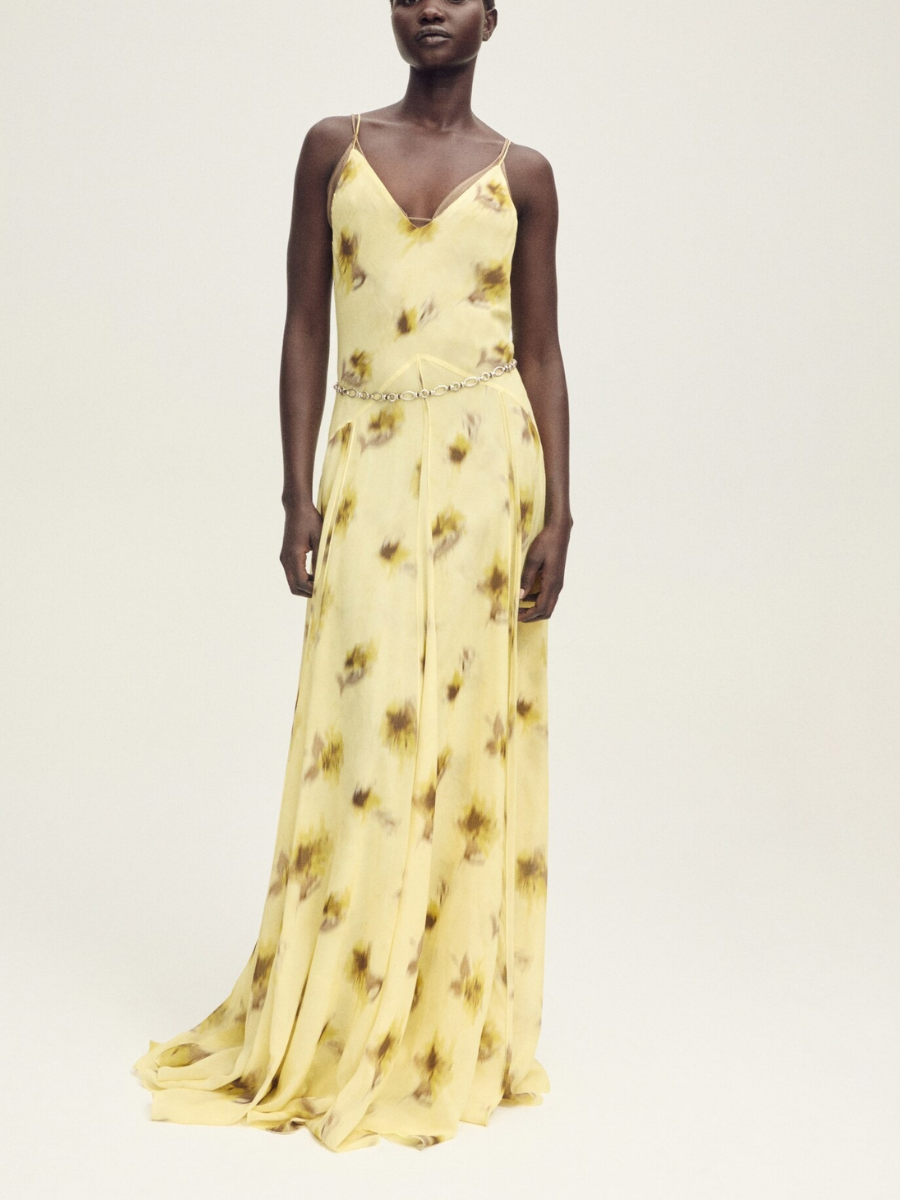 Vestido Longo Floral Delicado Modern Lauren