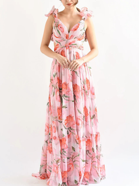 Vestido Longo Floral Modern Lumara