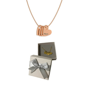 Colar de Corações Personalizados Amor Eterno